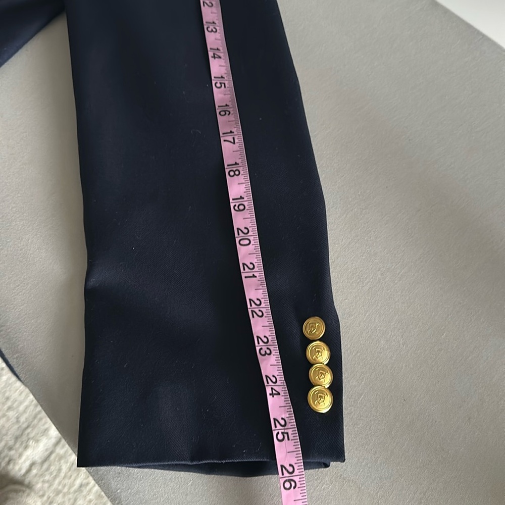 Lauren Ralph Lauren-Mens Blazer- Navy-Gold Buttons-Single Vent-Classic Size 41L - Picture 11 of 11